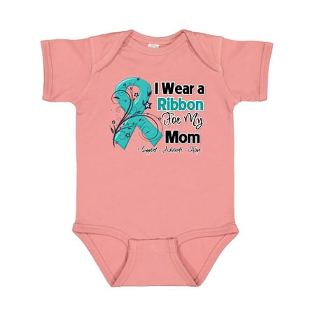 Inktastic Mom Ovarian Cancer Ribbon Gift Baby Boy or Baby Girl Bodysuit 
Inktastic Mom Ovarian Cancer Ribbon Gift Baby Boy or Baby Girl Bodysuit