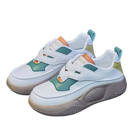 Deals of The Day Clearance Dvkptbk Sneakers for Women Womens Fashion Solid Color Low Top Shoes Thick Sole Round Toe Comfortable Casual Shoes Green 7.5
Deals of The Day Clearance Dvkptbk Sneakers for Women Womens Fashion Solid Color Low Top Shoes Thick Sole Round Toe Comfortable Casual Shoes Green 7.5