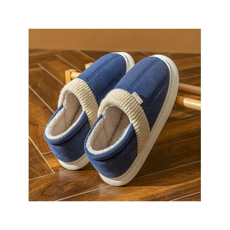 Rotosw Women Cotton Slipper Slip On Warm Shoes Memory Foam Slippers Cozy Plush Lined Moccasins Cold Weather Anti-Slip House Shoe Blue 9.5-10
Rotosw Women Cotton Slipper Slip On Warm Shoes Memory Foam Slippers Cozy Plush Lined Moccasins Cold Weather Anti-Slip House Shoe Blue 9.5-10