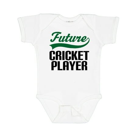 Inktastic Future Cricket Player Gift Baby Boy Bodysuit