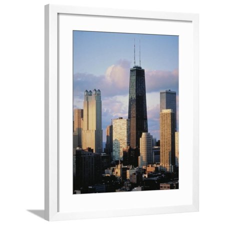 John Hancock Center Chicago IL USA Framed Print Wall Art