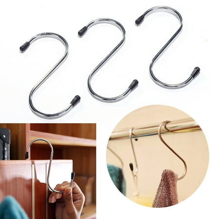 Heajfvd 4Pcs Heavy-Duty Metal S Shaped Hooks Rustproof Corrosion Resistant Strong Load-bearing Traceless Easy to Install Coat Towel Hanging Hooks
Heajfvd 4Pcs Heavy-Duty Metal S Shaped Hooks Rustproof Corrosion Resistant Strong Load-bearing Traceless Easy to Install Coat Towel Hanging Hooks