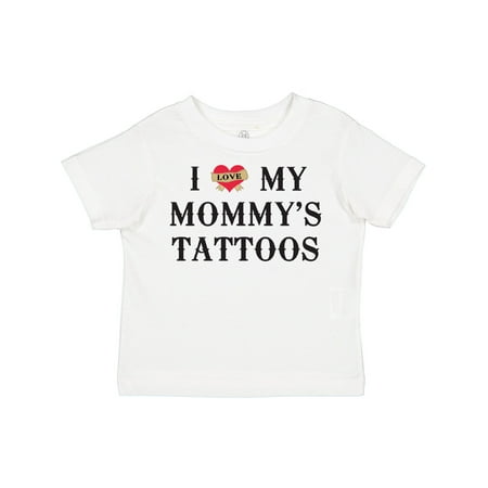 Inktastic I Love My Mommy s Tattoos Gift Toddler Boy or Toddler Girl T-Shirt