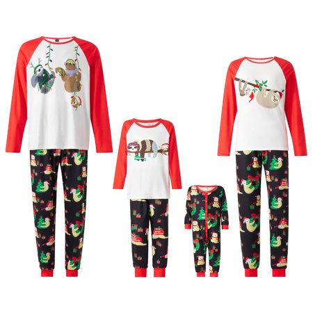Binpure Family Christmas Pajamas Matching Set Cartoon Koala Print Long-Sleeve Tops with Pants Sleepwear for Adult Kid Baby
Binpure Family Christmas Pajamas Matching Set Cartoon Koala Print Long-Sleeve Tops with Pants Sleepwear for Adult Kid Baby
