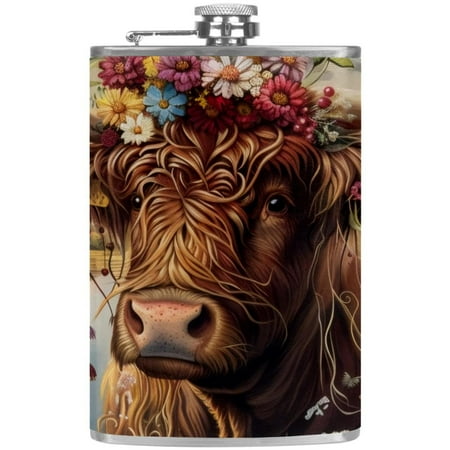 josid Cow Pattern 3.6x6in Stainless Steel Small Flask Leak-Proof Stainless Steel Construction Wrapped in Premium Two-Layer Leather Nano-Printed Design 227ml Capacity
josid Cow Pattern 3.6x6in Stainless Steel Small Flask Leak-Proof Stainless Steel Construction Wrapped in Premium Two-Layer Leather Nano-Printed Design 227ml Capacity