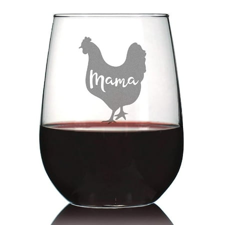 Mama Hen - Stemless Wine Glass for Mom - Cute Funny Wine Gift Idea - Unique Glasses for Mother s Day or Birthday
Mama Hen - Stemless Wine Glass for Mom - Cute Funny Wine Gift Idea - Unique Glasses for Mother s Day or Birthday