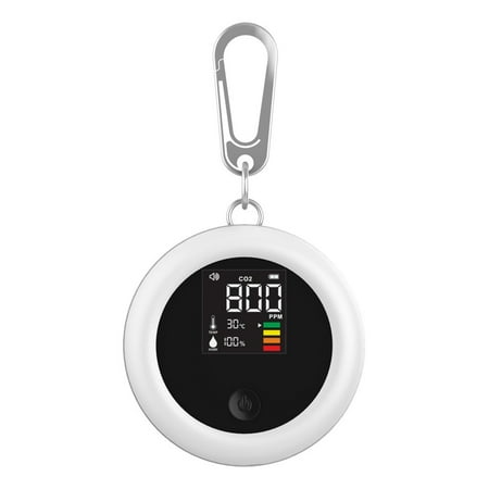 Portable Co2 Monitor Meter Sensor Indoor With Alarm Infrared Ndir Sensor