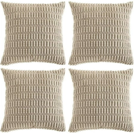 Fancy Homi 2 Packs Taupe Decorative Throw Pillow Covers 16x16 inch for Living Room Couch Bed Rustic Modern Farmhouse Boho Home Decor Soft Plush Corduroy Cute Accent Square Cushion Case 16x16
Fancy Homi 2 Packs Taupe Decorative Throw Pillow Covers 16x16 inch for Living Room Couch Bed Rustic Modern Farmhouse Boho Home Decor Soft Plush Corduroy Cute Accent Square Cushion Case 16x16