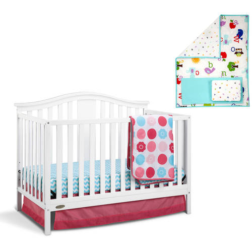 Storkcraft Fixed Side Convertible Crib in Cognac