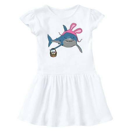 Inktastic Easter Bunny Shark Hunt Gift Baby Girl Dress