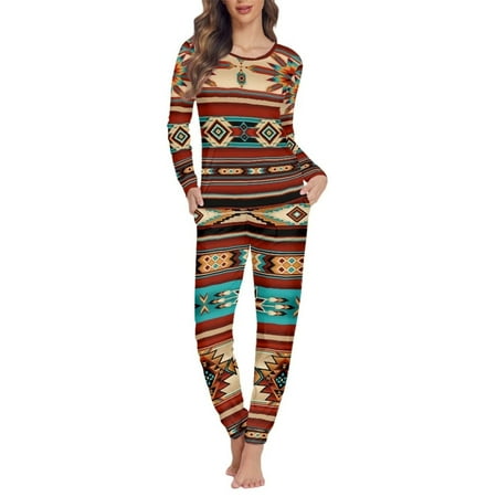 Renewold Aztec Ethnic Gemoetric Pajamas Set for Women Lightweight Sleepwear for Adults 2 Pack Home Indoor Thermal Nightwear Size 5XL Fit for Winter/Spring/Fall
Renewold Aztec Ethnic Gemoetric Pajamas Set for Women Lightweight Sleepwear for Adults 2 Pack Home Indoor Thermal Nightwear Size 5XL Fit for Winter/Spring/Fall