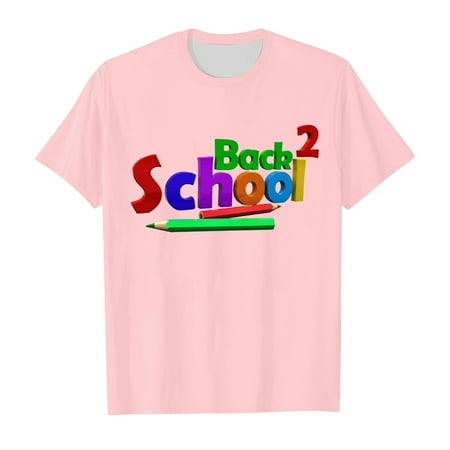 Yzengfg School Season Girls T Shirt Summer Children s Short Sleeved Tops Soft And Comfortable Back To School Prints Fashion Casual Style Girls Tops Tees & Shirts 10-11 Years
Yzengfg School Season Girls T Shirt Summer Children s Short Sleeved Tops Soft And Comfortable Back To School Prints Fashion Casual Style Girls Tops Tees & Shirts 10-11 Years