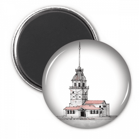 s Tower in Istanbul Turkey Refrigerator Magnet Sticker Decoration Badge