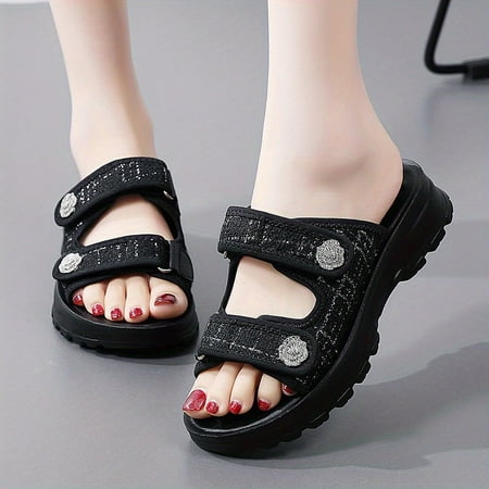 NAYUKA Hook & Loop Strap Platform Sandals Casual Slip On Outdoor Sandals All-Match Non-slip Shoes
NAYUKA Hook & Loop Strap Platform Sandals Casual Slip On Outdoor Sandals All-Match Non-slip Shoes
