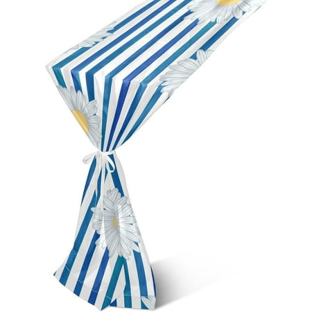 Hyjoy Table Runner Blue Striped Daisy Machine Washable Non-Slip Farmhouse Table Runners for Dinner Party Holidays Home Decor 13 x 90 Inch
Hyjoy Table Runner Blue Striped Daisy Machine Washable Non-Slip Farmhouse Table Runners for Dinner Party Holidays Home Decor 13 x 90 Inch