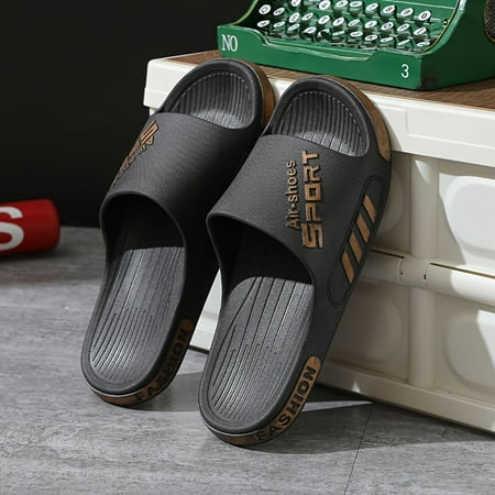 Casual Shoes Non Slip Slippers Men s Alphabet Print Soft-sole Slides Non Slip Quick-drying Open Toe Slippers For Indoor Walking And Bathroom Shower
Casual Shoes Non Slip Slippers Men s Alphabet Print Soft-sole Slides Non Slip Quick-drying Open Toe Slippers For Indoor Walking And Bathroom Shower