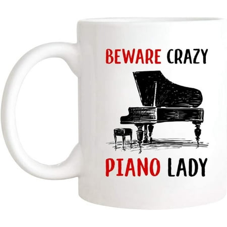 Piano Player Mug Beware Crazy Piano Lady Mug Gifts for Piano Player Piano Player Gift 11oz Ceramic Coffee Novelty Mug/Tea Cup Mug Gift
Piano Player Mug Beware Crazy Piano Lady Mug Gifts for Piano Player Piano Player Gift 11oz Ceramic Coffee Novelty Mug/Tea Cup Mug Gift