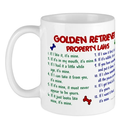 CafePress - Golden Retriever Property Laws 2 Mug - Ceramic Coffee Tea Novelty Mug Cup 11 oz
CafePress - Golden Retriever Property Laws 2 Mug - Ceramic Coffee Tea Novelty Mug Cup 11 oz