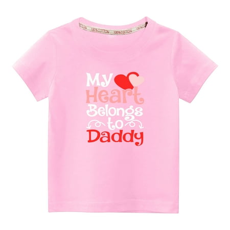 KBKYBUYZ Baby Girl Summer Outfits Toddler Kids Boys Girls Fashion Cute Round Neck Print Short Sleeve Top On Sale
KBKYBUYZ Baby Girl Summer Outfits Toddler Kids Boys Girls Fashion Cute Round Neck Print Short Sleeve Top On Sale