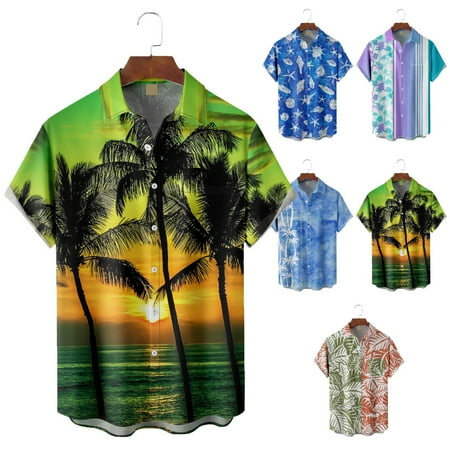 Teens Mens Beach Aloha Tee Shirts Novelty Classic Blouses for Teen and Adult 
Teens Mens Beach Aloha Tee Shirts Novelty Classic Blouses for Teen and Adult