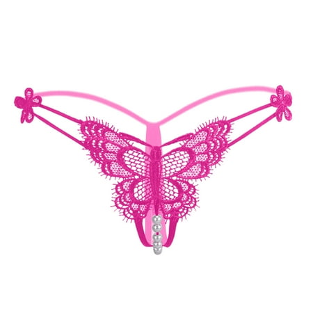 Underpants For Women Thong Open Crotch Low Waist Hollow T Pants