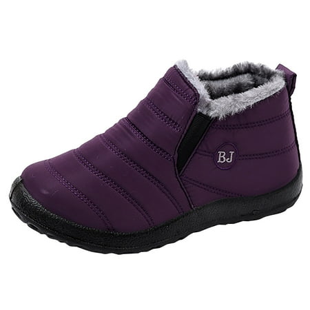 Foraging dimple Women s Cotton Shoes Warm Cotton Shoes Soft Soled Waterproof Cotton Boots Purple
Foraging dimple Women s Cotton Shoes Warm Cotton Shoes Soft Soled Waterproof Cotton Boots Purple