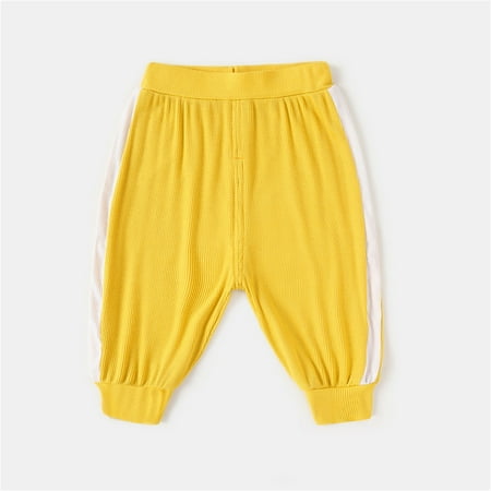 nsendm Children Toddler Kids Baby Boys Girls Patchwork Ribbed Pants Trousers Outfits Clothes Brushed Sweatpants Pants Yellow 3-4 Years
nsendm Children Toddler Kids Baby Boys Girls Patchwork Ribbed Pants Trousers Outfits Clothes Brushed Sweatpants Pants Yellow 3-4 Years