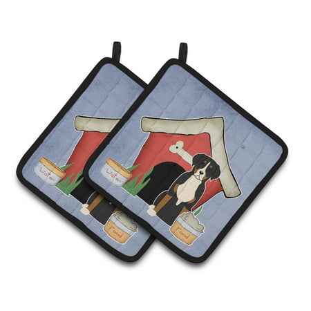 Carolines Treasures BB2791PTHD Dog House Collection Greater Swiss Mountain Dog Pair of Pot Holders 7.5HX7.5W
Carolines Treasures BB2791PTHD Dog House Collection Greater Swiss Mountain Dog Pair of Pot Holders 7.5HX7.5W