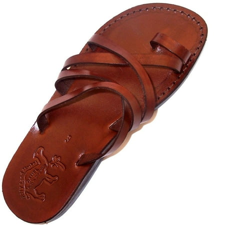 Holy Land Market Unisex Leather Biblical Flip Flops (Jesus - Yashua) Bethlehem Style I (2.5-3 Big Kid)
Holy Land Market Unisex Leather Biblical Flip Flops (Jesus - Yashua) Bethlehem Style I (2.5-3 Big Kid)