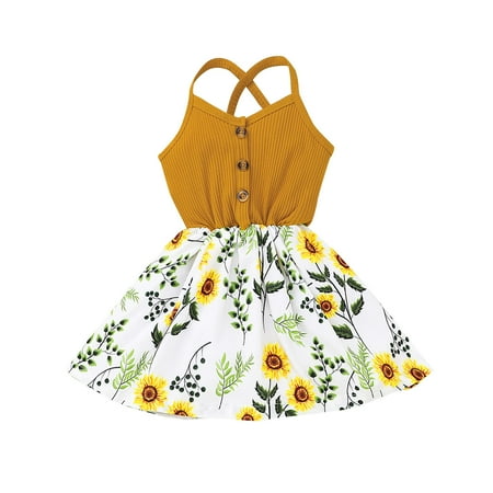 QWERTYU Infant Baby Toddler Child Children Kids Ruffle Sundress for Girl Floral Dresses Summer Sleeveless Dress 12M-5Y
QWERTYU Infant Baby Toddler Child Children Kids Ruffle Sundress for Girl Floral Dresses Summer Sleeveless Dress 12M-5Y