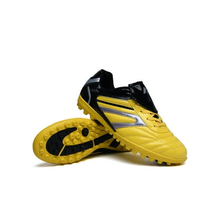 Ymiytan Mens Football Shoes Lace Up Soccer Cleats Spike Training Shoe Sports Comfort Lightweight Ground Athletic Sneakers Yellow short spike 13C
Ymiytan Mens Football Shoes Lace Up Soccer Cleats Spike Training Shoe Sports Comfort Lightweight Ground Athletic Sneakers Yellow short spike 13C