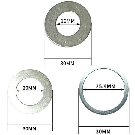 6X BUSH/Reduction Ring for Circular Saw Blades mitre Saw drop Saw compound Saw