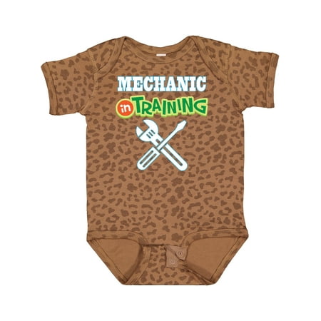 Inktastic Mechanic in Training Gift Baby Boy or Baby Girl Bodysuit