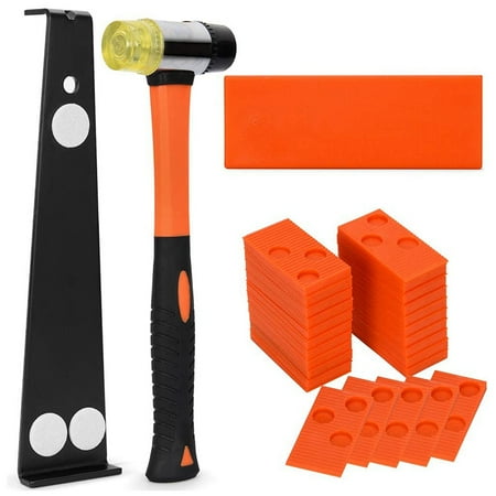 Laminate Wood Flooring Installation Kit with Pull Bar 40PCS Spacers