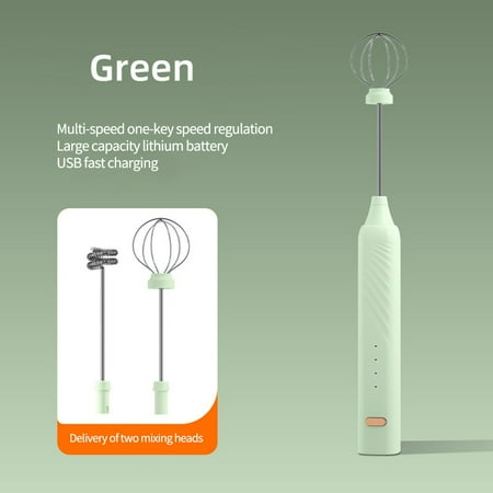 Usb Rechargeable Milk Frother Electric Egg Beater Coffee Drink Foamer Mixer Tool