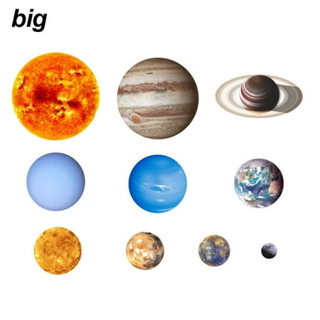 Glow in The Dark Stickers Luminous Nine Planets Solar System Wallpaper Fluorescent Glow Wall Ceiling Art Sticker Decals for Kids Bedroom Room Decorations
Glow in The Dark Stickers Luminous Nine Planets Solar System Wallpaper Fluorescent Glow Wall Ceiling Art Sticker Decals for Kids Bedroom Room Decorations