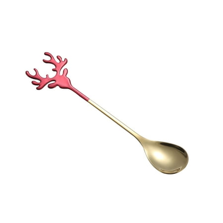 WMYBD Spoons Christmas Stainless Steel Spoon Elk Coffee Spoon Merry Christmas Ornaments Soup Teaspoons
WMYBD Spoons Christmas Stainless Steel Spoon Elk Coffee Spoon Merry Christmas Ornaments Soup Teaspoons