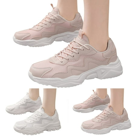 Aayomet Platform Sneakers Women Sports Shoes Fashion Summer New Pattern Solid Mesh Breathable Comfortable Thick Sole Non Slip Pink 8
Aayomet Platform Sneakers Women Sports Shoes Fashion Summer New Pattern Solid Mesh Breathable Comfortable Thick Sole Non Slip Pink 8