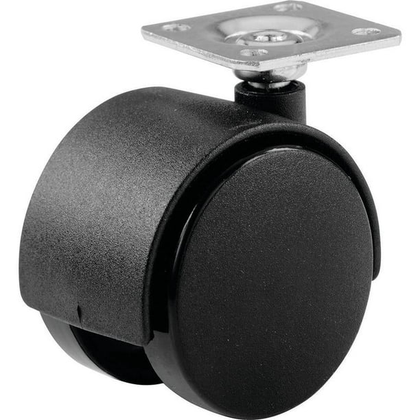 Shepherd 9417 2" Twin Wheel Plate Casters, 2 Count
