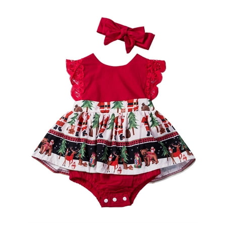 Farrubbyine8 Newborn Baby Girls Red Santa Xmas Party Christmas Romper Dress
Farrubbyine8 Newborn Baby Girls Red Santa Xmas Party Christmas Romper Dress
