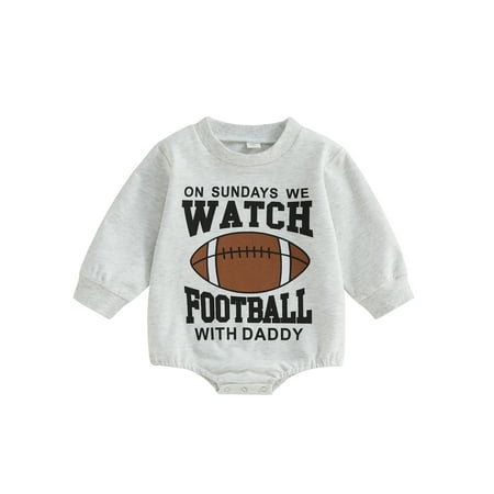 Bagilaanoe Newborn Baby Girl Boy Oversized Rompers Long Sleeve Rugby Letters Print Bodysuits 3M 6M 12M 18M Infant Casual One Piece Short Jumpsuit
Bagilaanoe Newborn Baby Girl Boy Oversized Rompers Long Sleeve Rugby Letters Print Bodysuits 3M 6M 12M 18M Infant Casual One Piece Short Jumpsuit