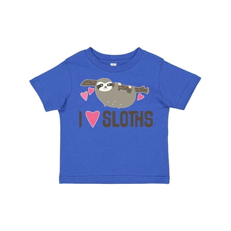 Inktastic Sloth Lover Rain Forest Gift Toddler Toddler Girl T-Shirt
