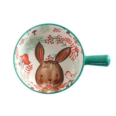 New Forest Animal Restaurant Large Ceramic Bowl Single Handle Noodle Home Decoration CUTE RABBIT
New Forest Animal Restaurant Large Ceramic Bowl Single Handle Noodle Home Decoration CUTE RABBIT