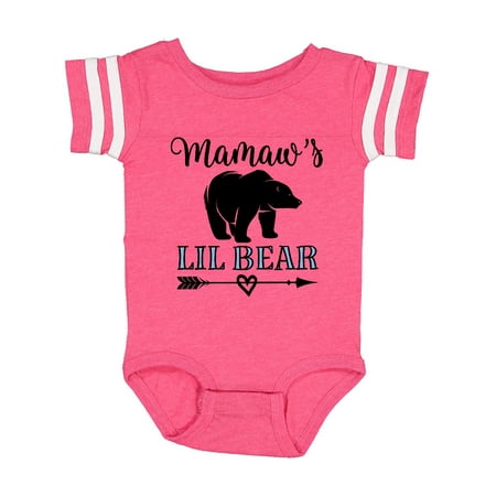 Inktastic Mamaw Grandma Lil Bear Grandson Gift Gift Baby Boy Bodysuit
