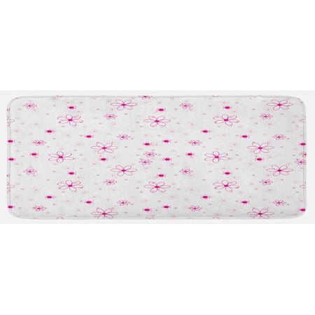 Cartoon Kitchen Mat Pattern with Flowers Simple Classic Art Springtime Garden Cheerful Plush Decorative Kitchen Mat with Non Slip Backing 47 X 19 Magenta Fuchsia White by Ambesonne
Cartoon Kitchen Mat Pattern with Flowers Simple Classic Art Springtime Garden Cheerful Plush Decorative Kitchen Mat with Non Slip Backing 47 X 19 Magenta Fuchsia White by Ambesonne