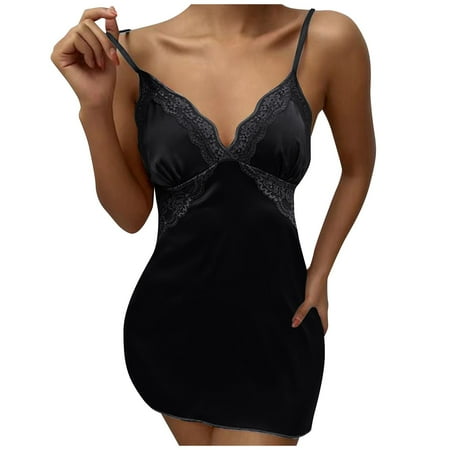 Women s Lace Nightdress Sexy V-Neck Thin Hip Wrapped Pajama Skirt Tinted Sling Skirt Fragarn
Women s Lace Nightdress Sexy V-Neck Thin Hip Wrapped Pajama Skirt Tinted Sling Skirt Fragarn