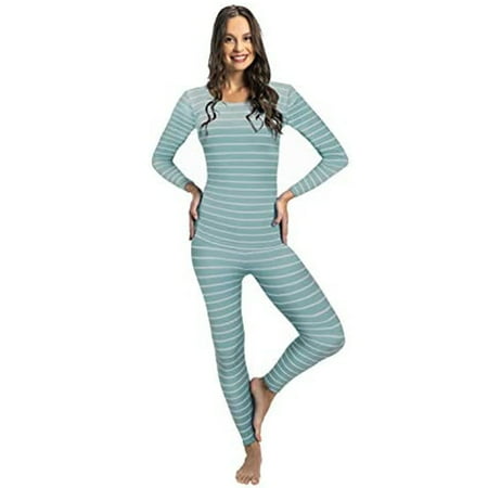 Rocky Women Thermal Top and Bottom Warmer Cold Weather Underwear Set Seafoam Striped Medium
Rocky Women Thermal Top and Bottom Warmer Cold Weather Underwear Set Seafoam Striped Medium