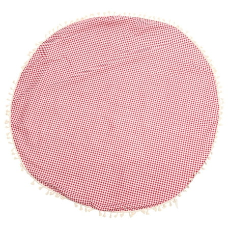 Decorative Checkered Tablecloth Round Tablecloth Dining Room Table Cover With Tassel
Decorative Checkered Tablecloth Round Tablecloth Dining Room Table Cover With Tassel