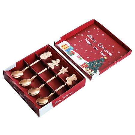 JETTINGBUY Light Luxury Stainless Steel Coffee Spoon Gold Plating Christmas Decor Spoon
JETTINGBUY Light Luxury Stainless Steel Coffee Spoon Gold Plating Christmas Decor Spoon