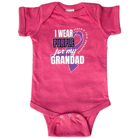 Inktastic Chronic Pain I Wear Purple For My Grandad Gift Baby Boy or Baby Girl Bodysuit
Inktastic Chronic Pain I Wear Purple For My Grandad Gift Baby Boy or Baby Girl Bodysuit